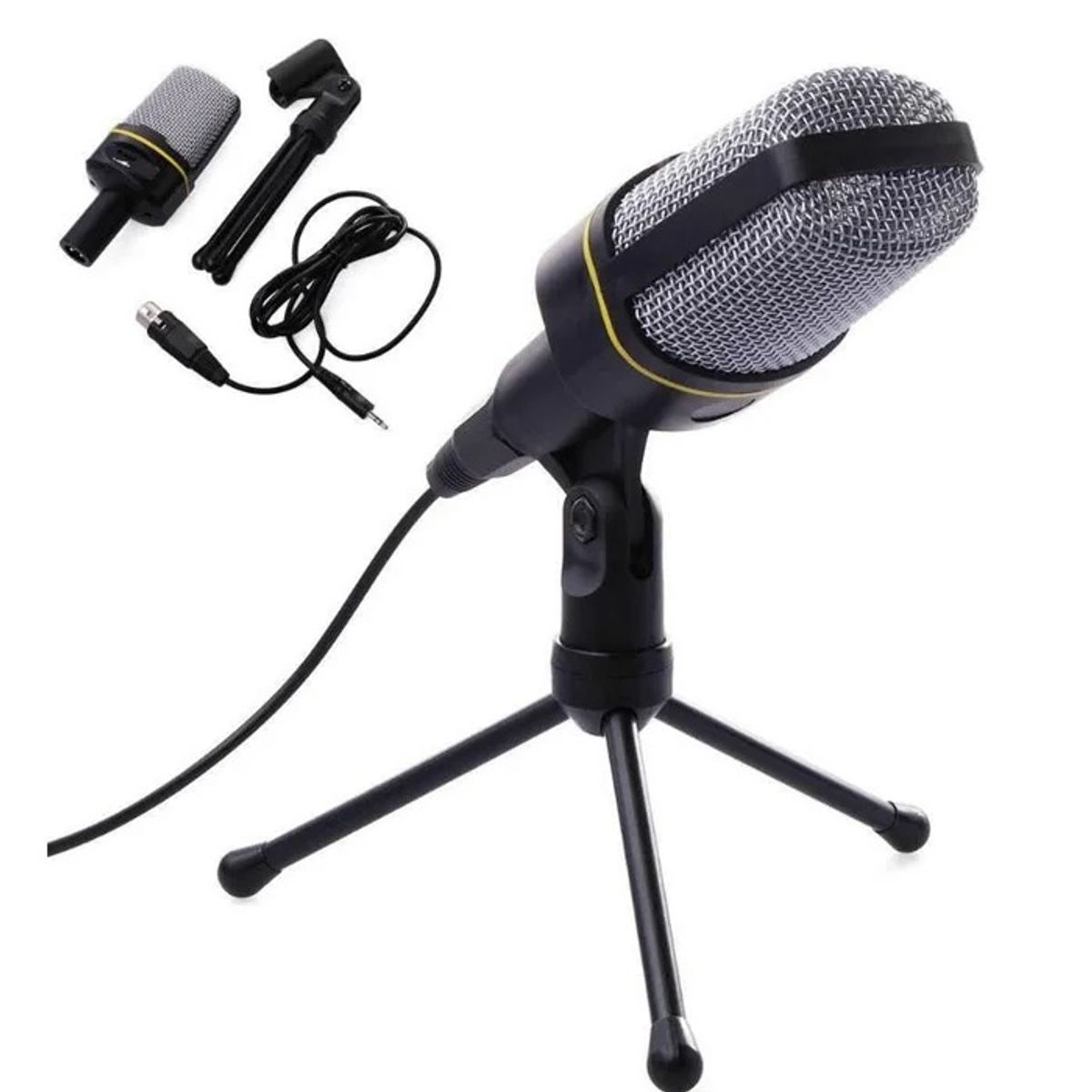 GENERICO - Micrófono Condensador para Live En Vivo Podcast TikTok Kick SF-920