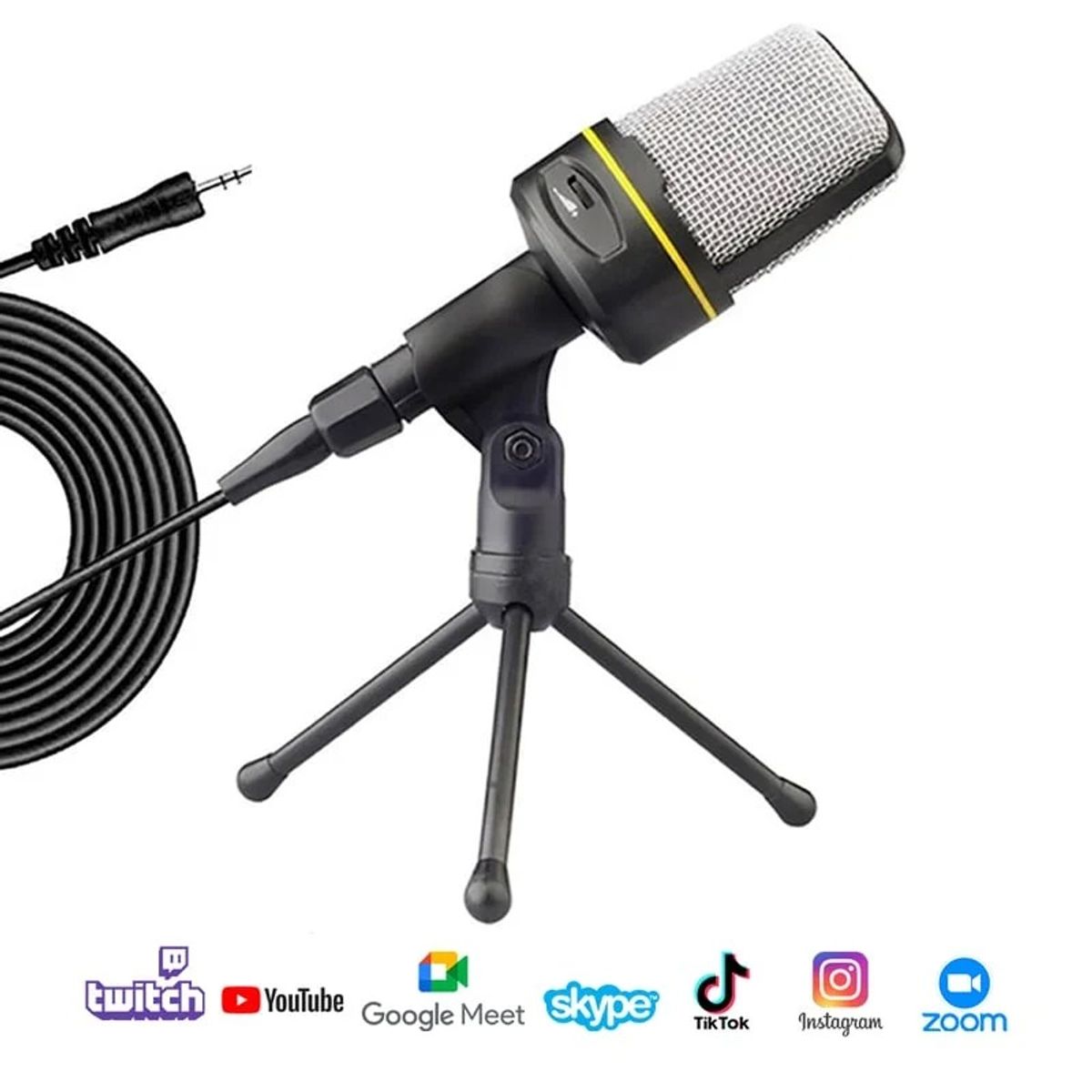 OEM - Micrófono Condensador para Live En Vivo Podcast TikTok Kick SF-920