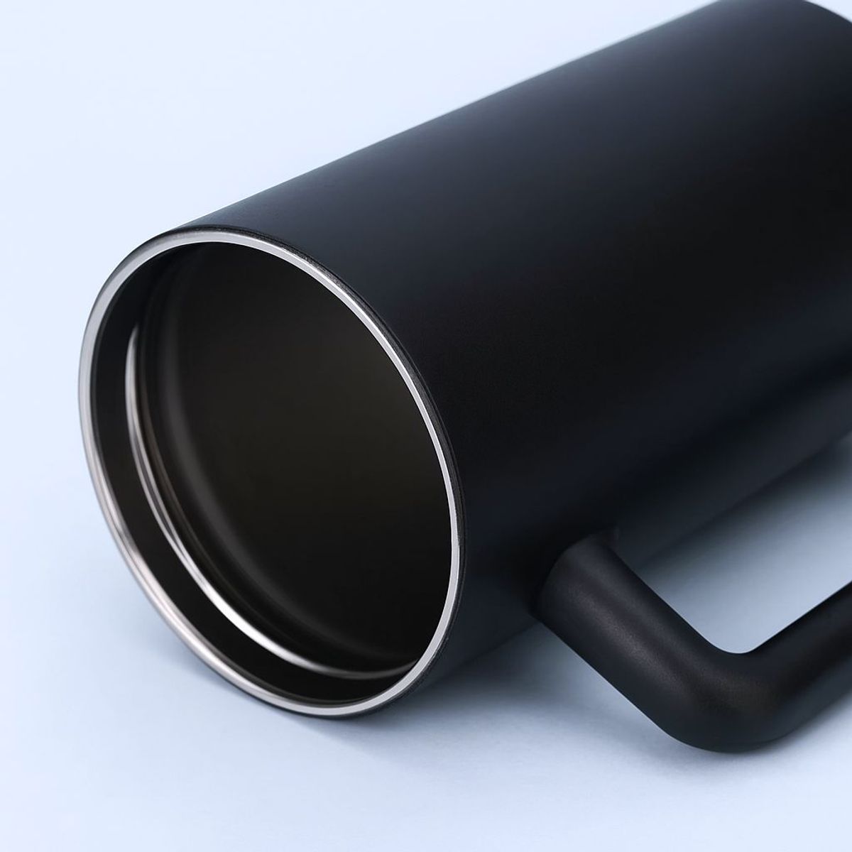 GENERICO - Tomatodo térmico de acero inoxidable 1200 ml, con asa y tapa hermética