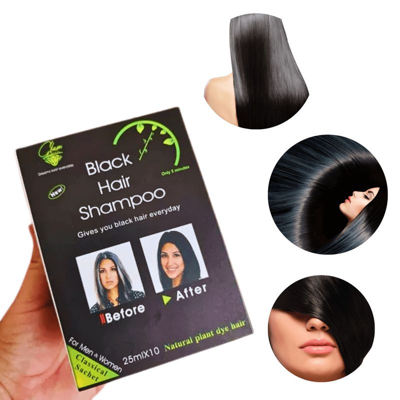 DEXE - Shampo Colorante Dexe Cabello Negro