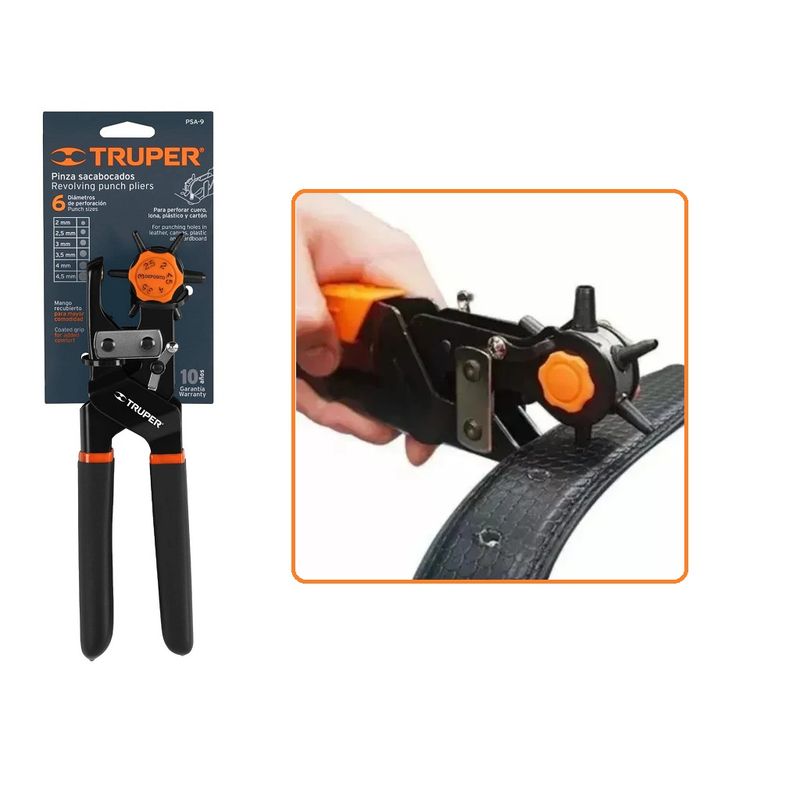 TRUPER - Alicate Pinza Sacabocados Truper Mango Pvc 9