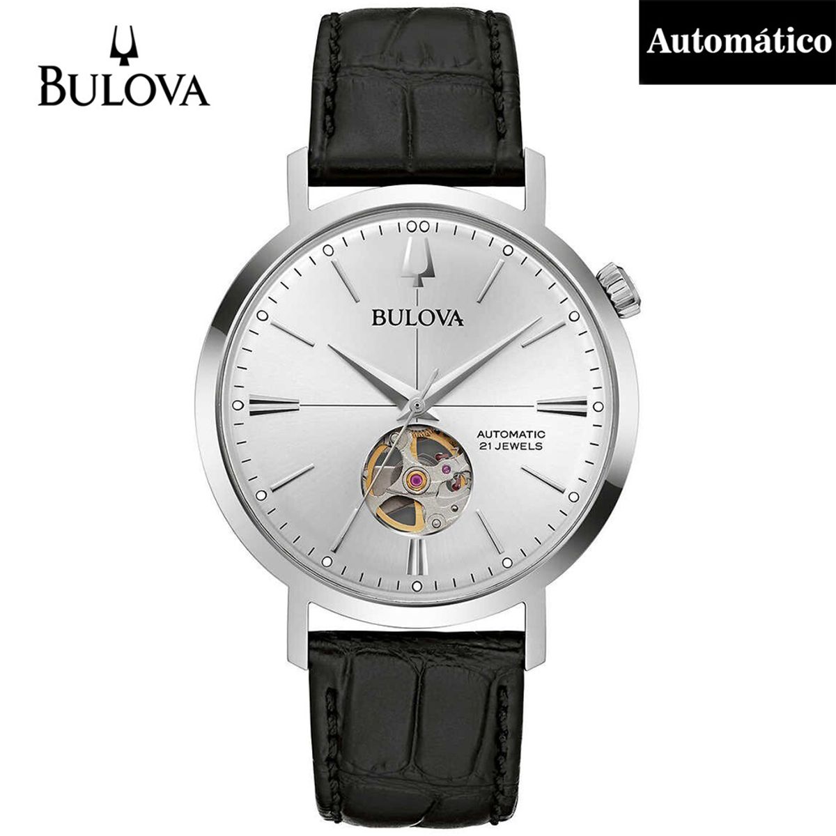 BULOVA - Reloj Bulova Aerojet Automático Coleccion 21Jewels 96A315