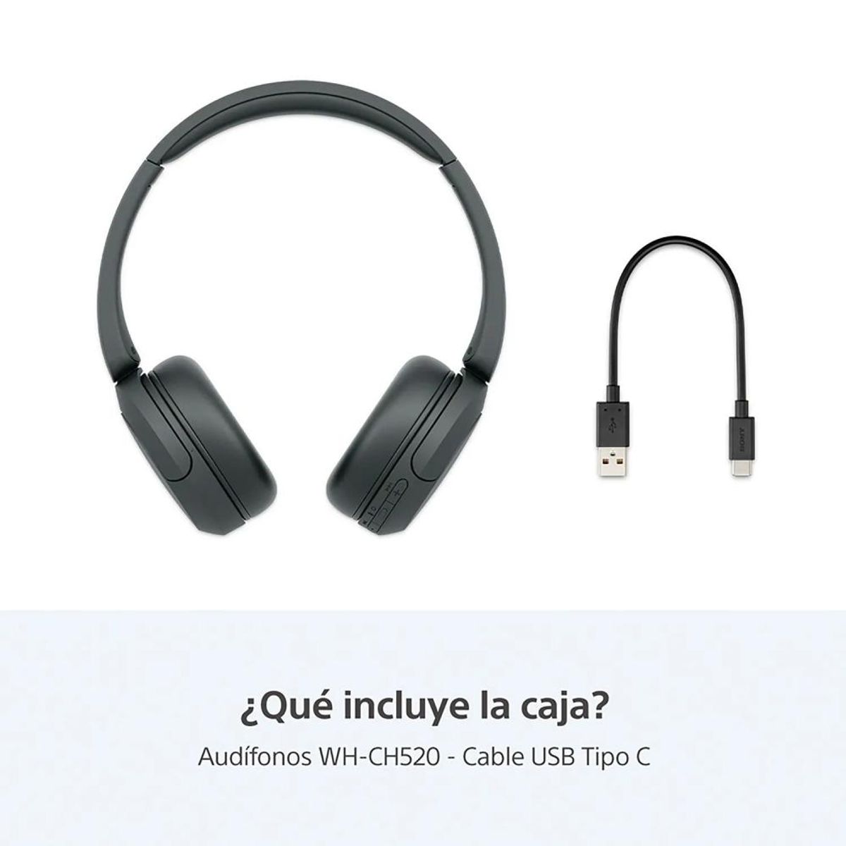 SONY - Sony Audífonos Bluetooth WH-CH520  NEGRO