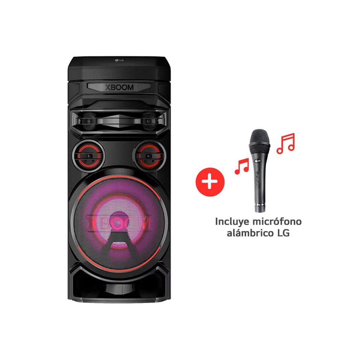 LG - Torre de Sonido LG XBOOM RNC7 Multi Bluetooth Potenciador de Bajos 2023