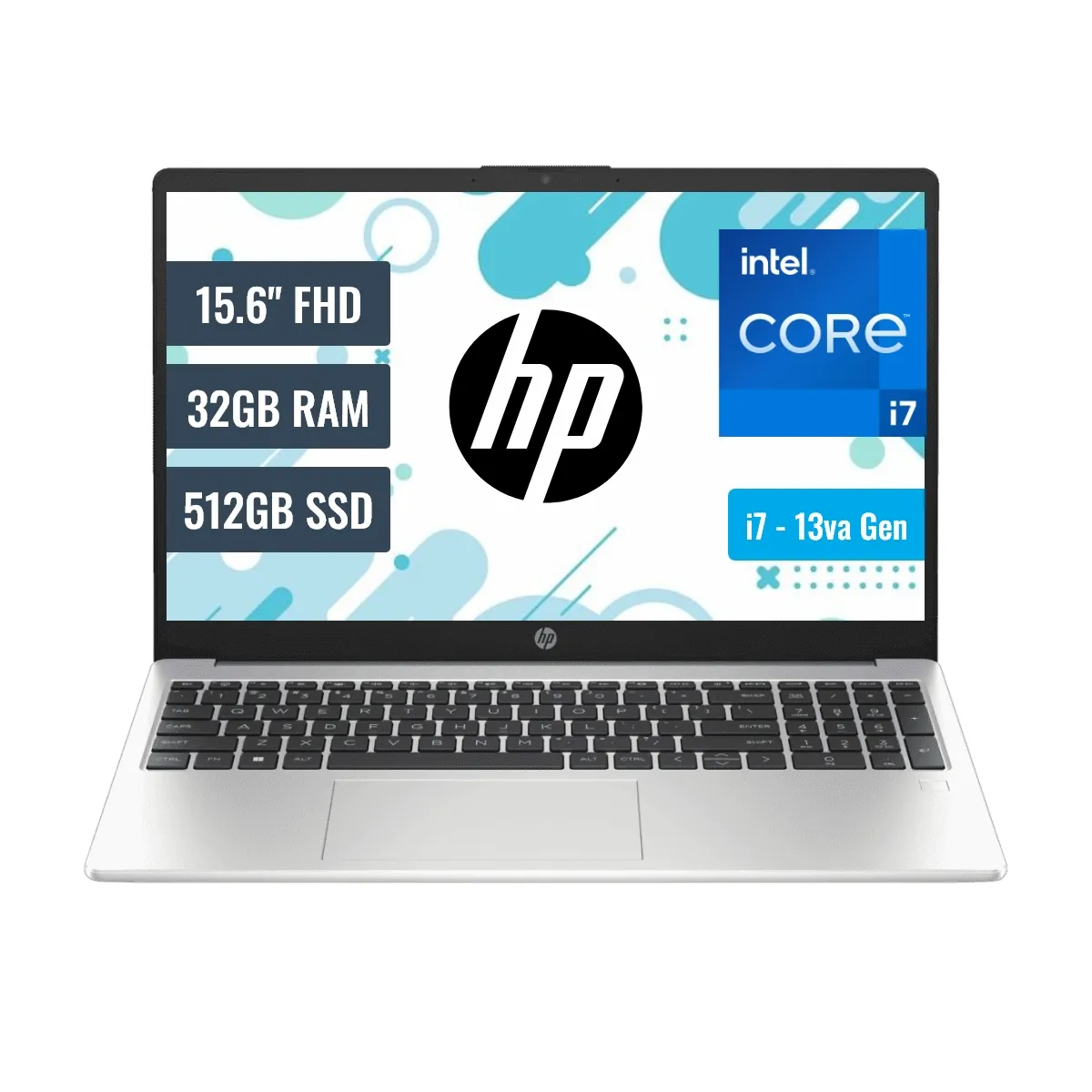HP - Laptop HP 250 G10 15.6", Intel Core I7-1355U, Ram 32GB, SSD 1TB