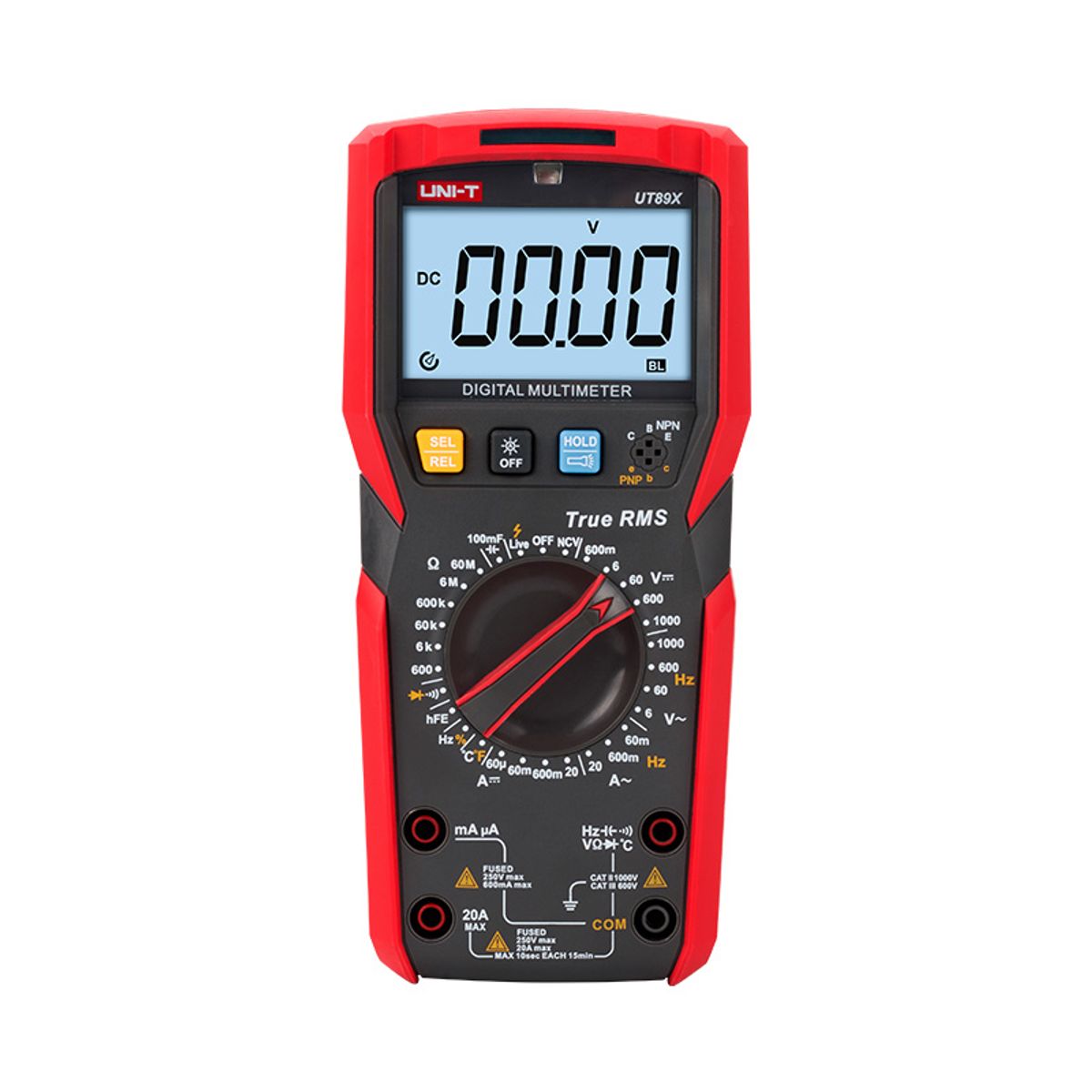 GENERICO - Multímetro Multitester Digital UNIT UNI-T UT-89X UT89X