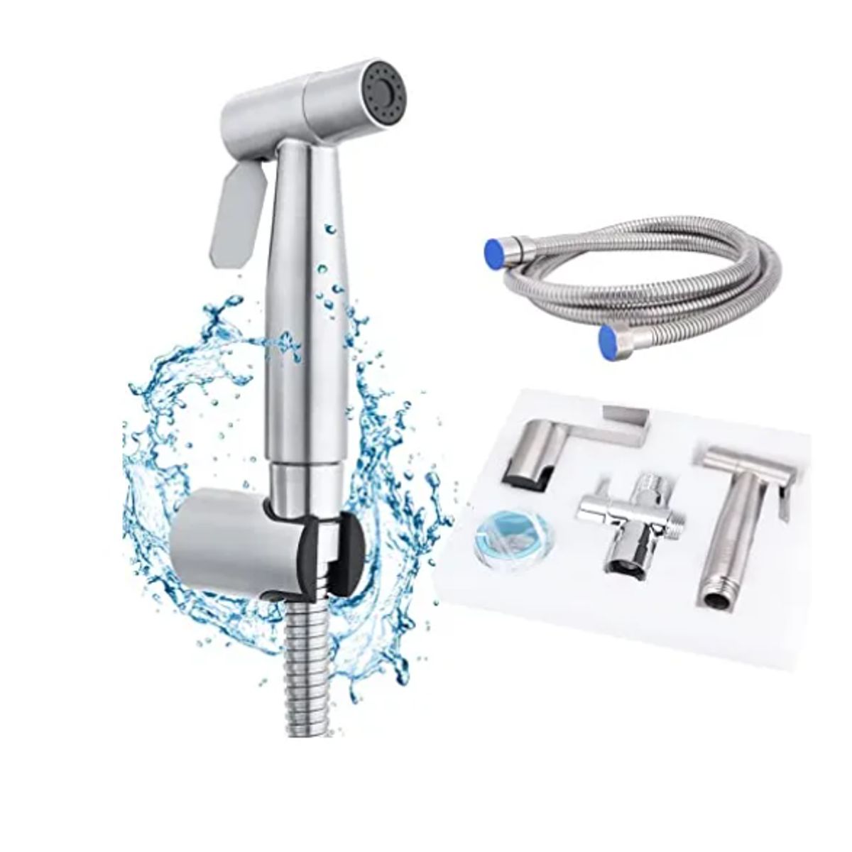 GENERICO - Ducha telefono para bidet ACERO INOXIDABLE