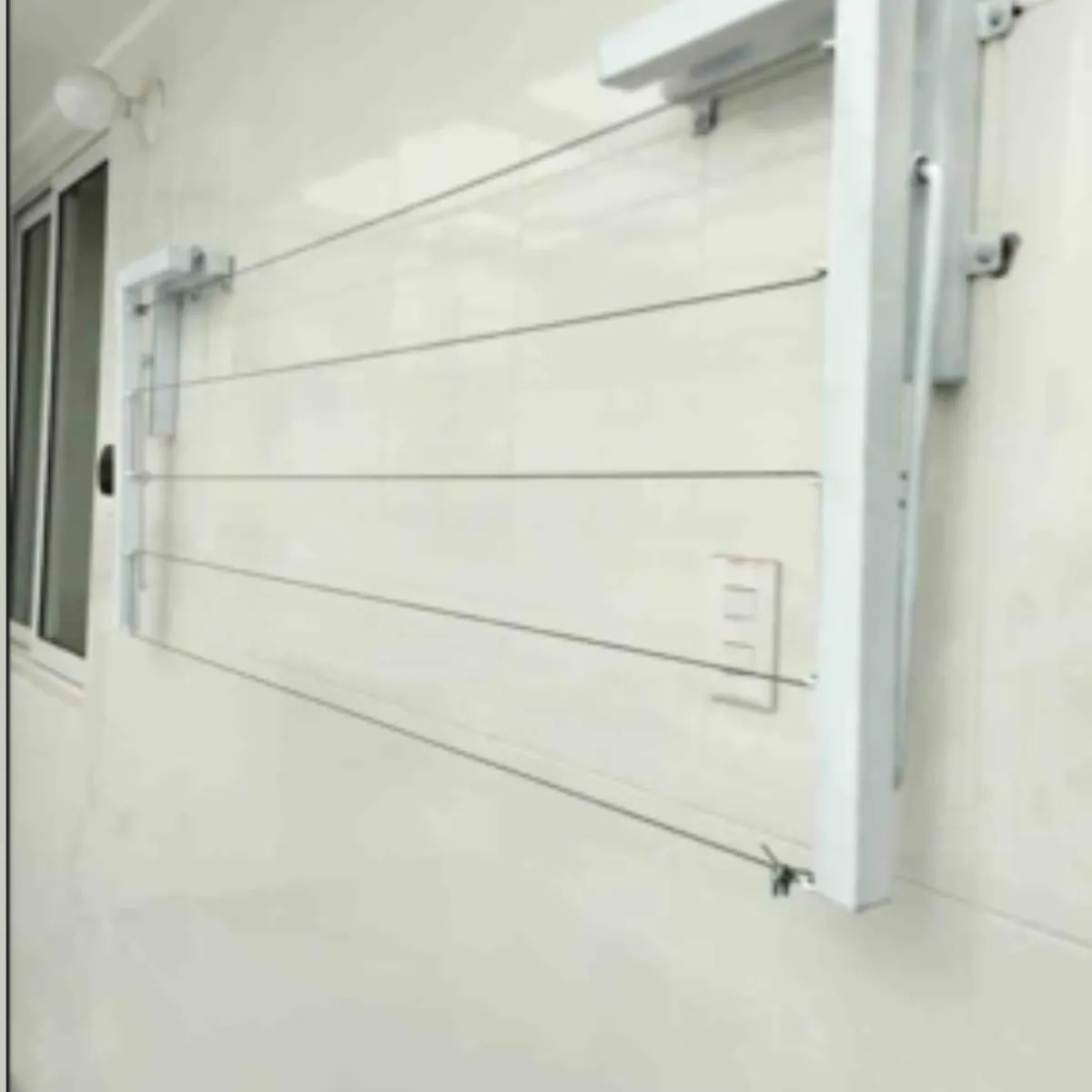 GENERICO - Tendedero De Ropa de 5 líneas Plegable Color Blanco TRP-N60-B