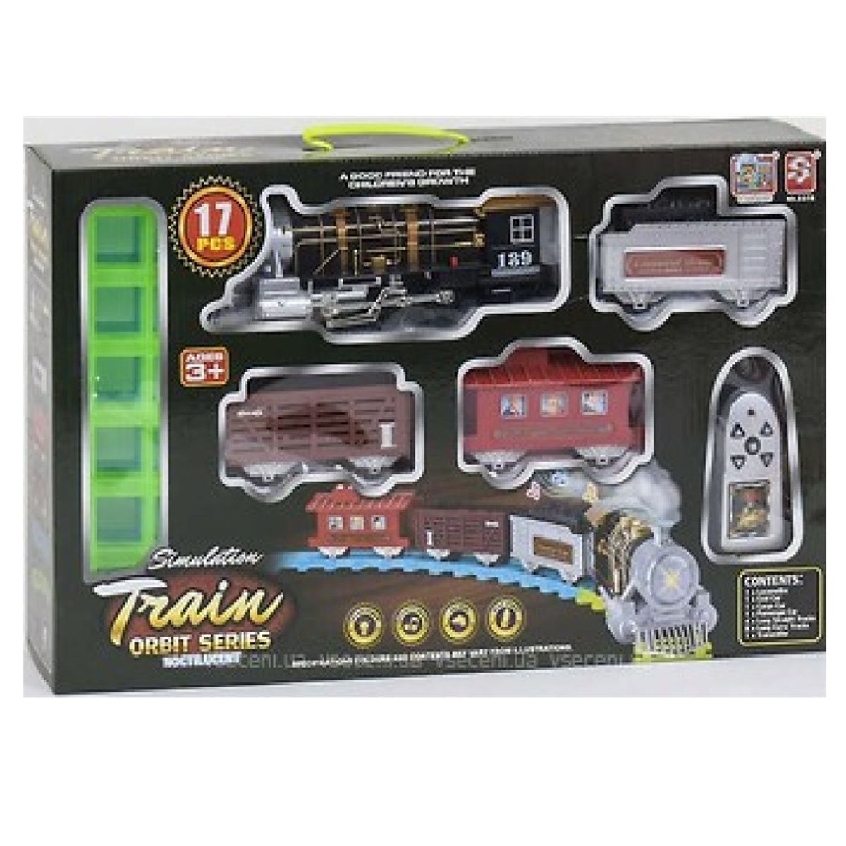 GENERICO - DIVERTIDO JUGUETE TRENCITO MUSICAL DE 17 PIEZAS