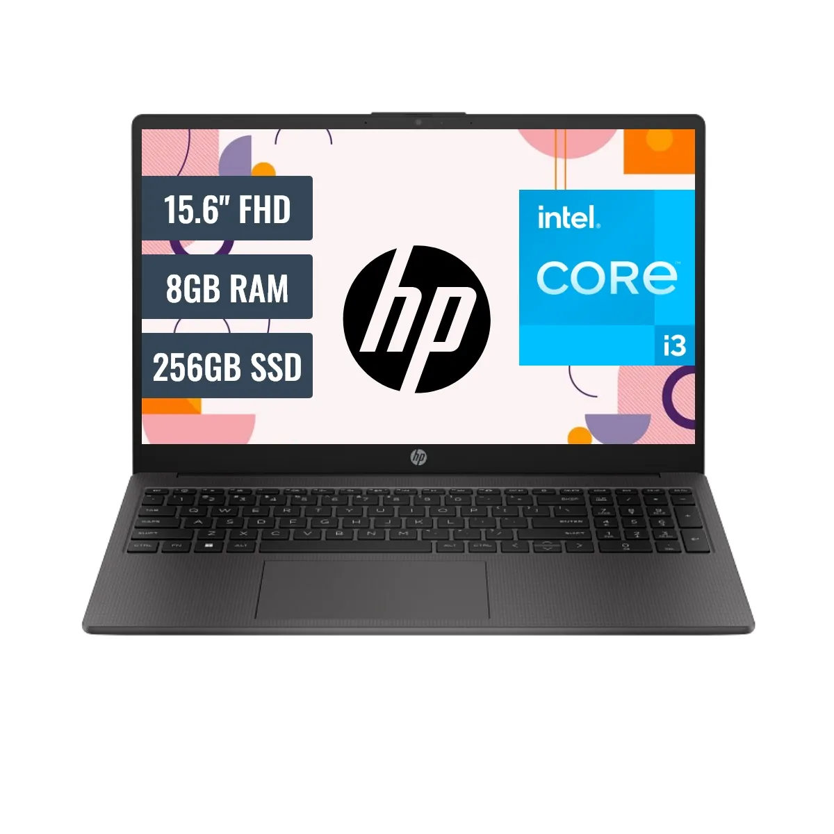HP - Laptop HP 250 G10 core i3-N305, 8GB, SSD 256GB, 15.6"