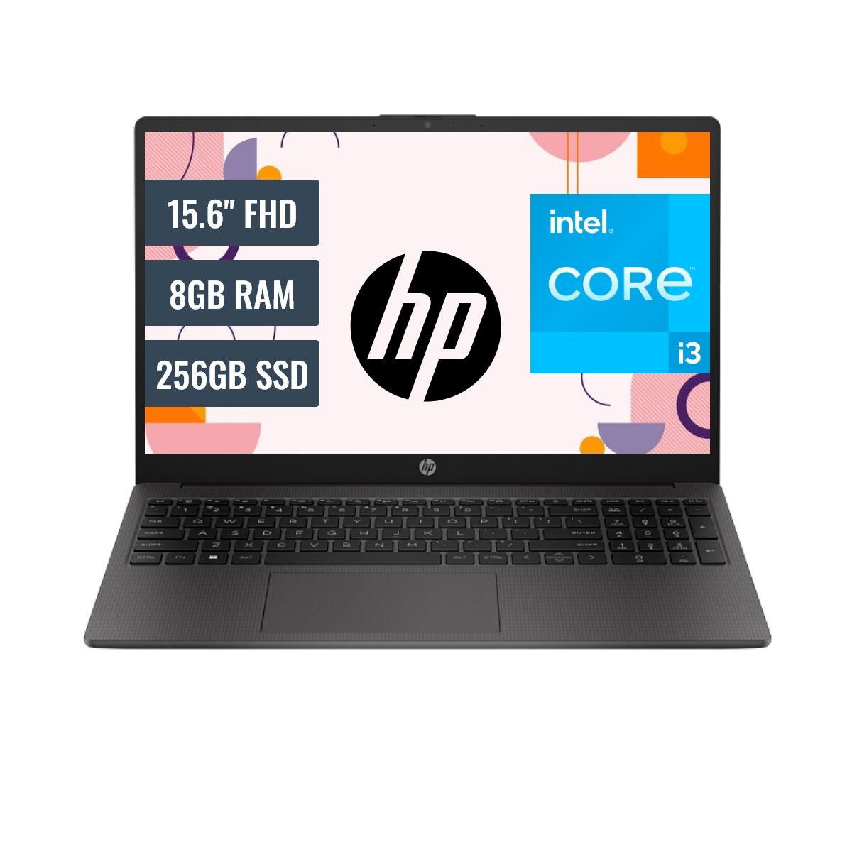 HP - Laptop HP 250 G10 core i3-N305, 8GB, SSD 256GB, 15.6"