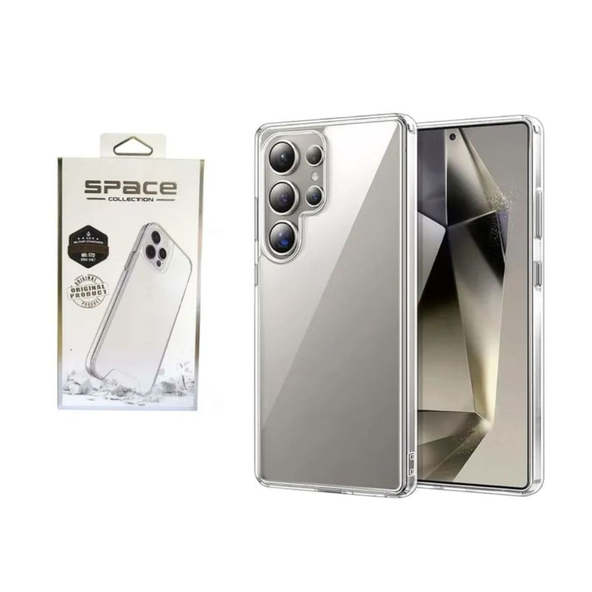 SPACE - Funda Case Transparente para S25 Ultra + Mica de Vidrio