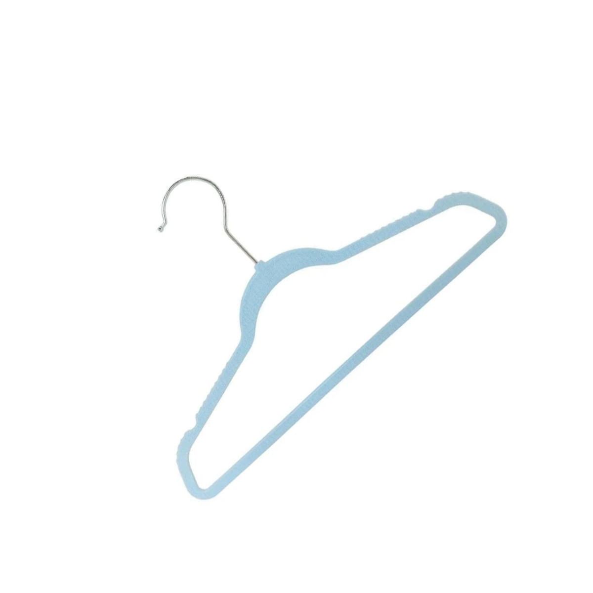 RYBIU IMPORT - Set de Perchas Seguros en Celeste Y+Post-it Adhesivos