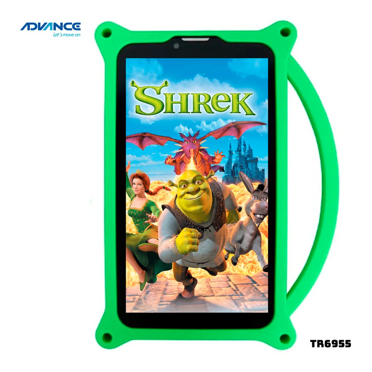 ADVANCE - TABLET PARA NIÑOS ADVANCE TR6955 2GB RAM 32GB ROM - VERDE