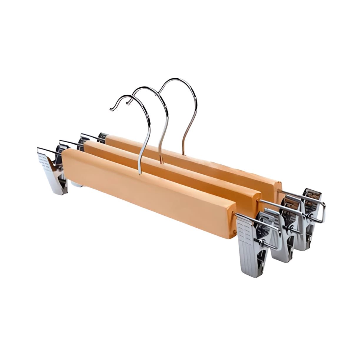 GENERICO - Colgadores Duradero de Ropa de Madera Y+Regalo Stickers