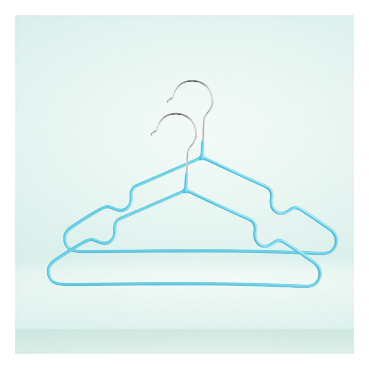 GENERICO - Pack3 Set de Perchas Seguro Celeste Y+Banderitas Adhesivas