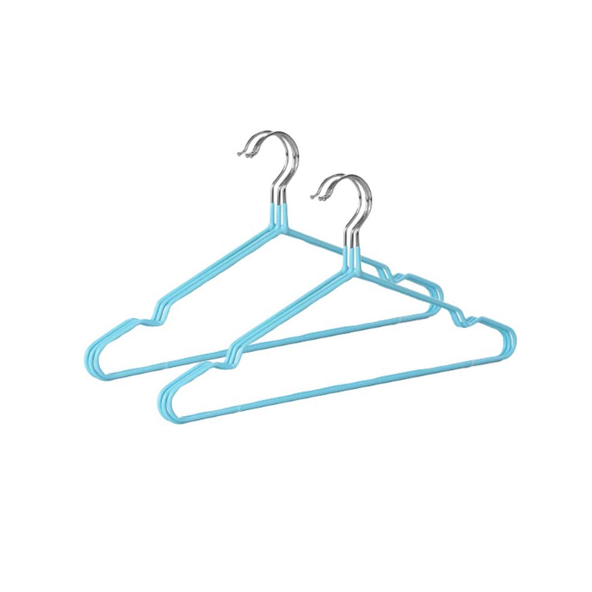 GENERICO - Pack3 Set de Perchas Seguro Celeste Y+Banderitas Adhesivas