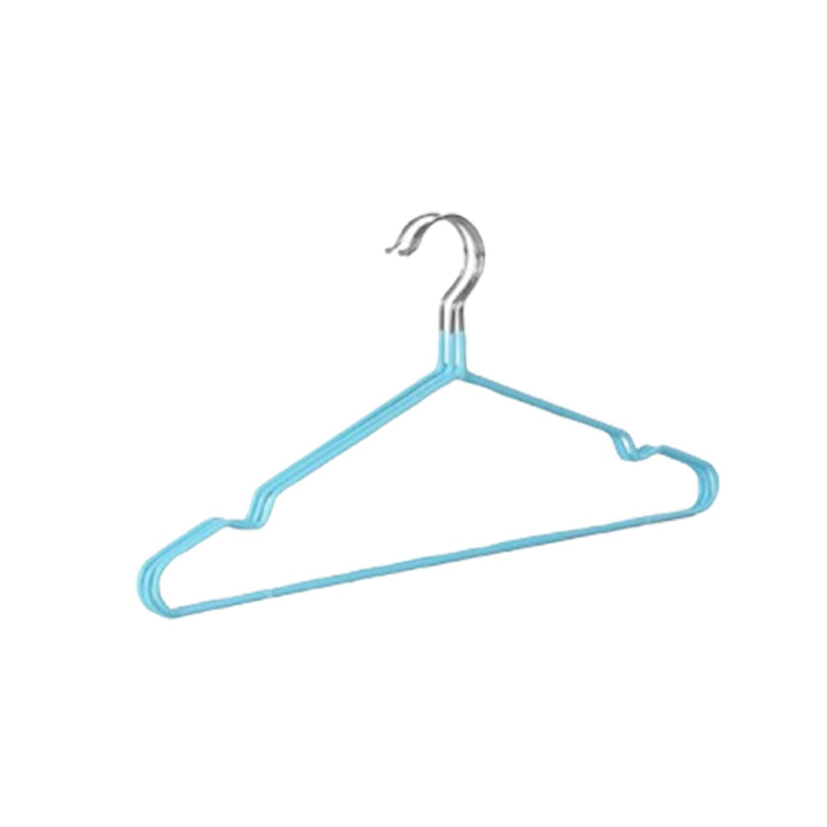 GENERICO - Pack4 Set de Ropa de Alambre en Celeste Y+Papel de Regalo