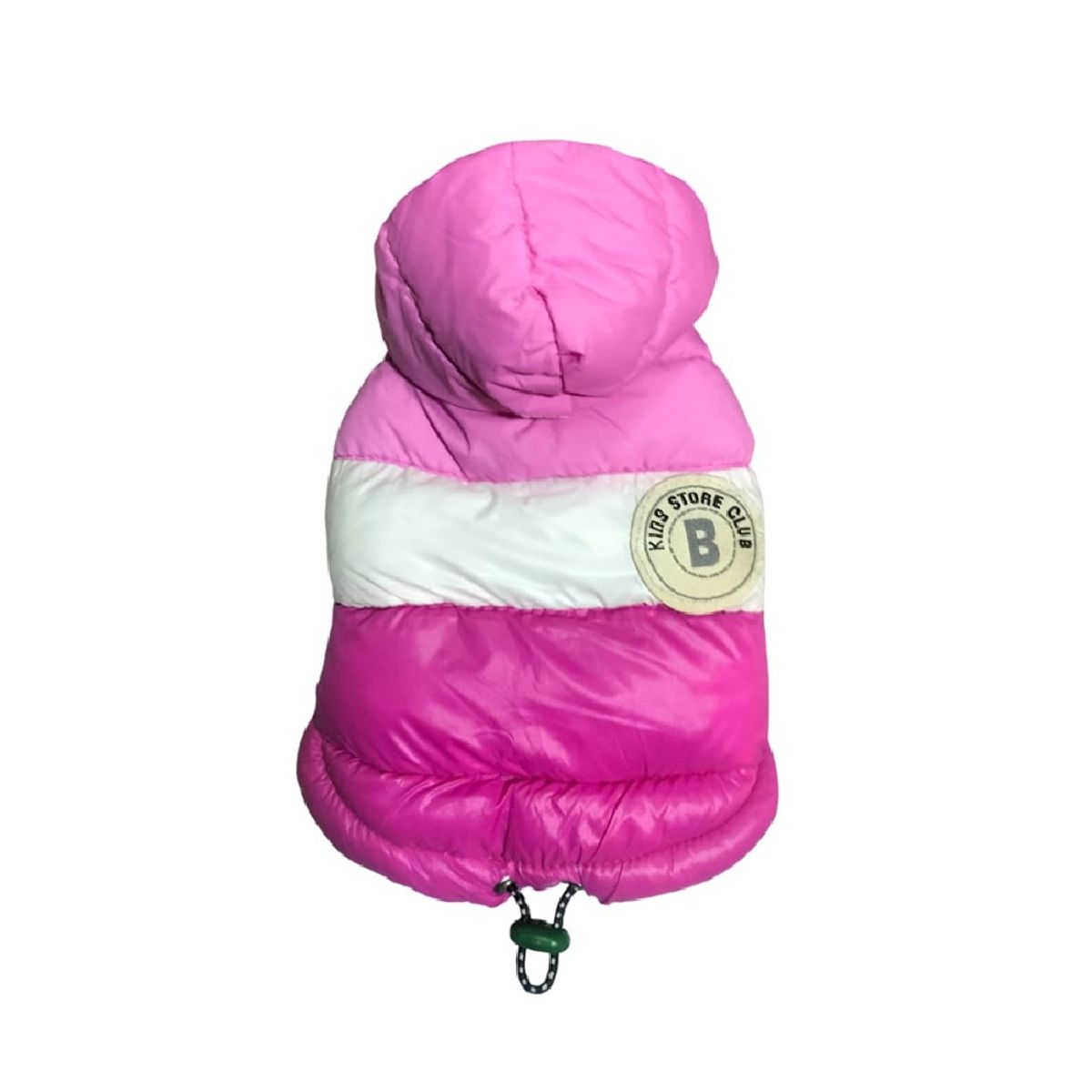 GENERICO - Casaca impermeable ccapucha para perros y gatos rosada X0