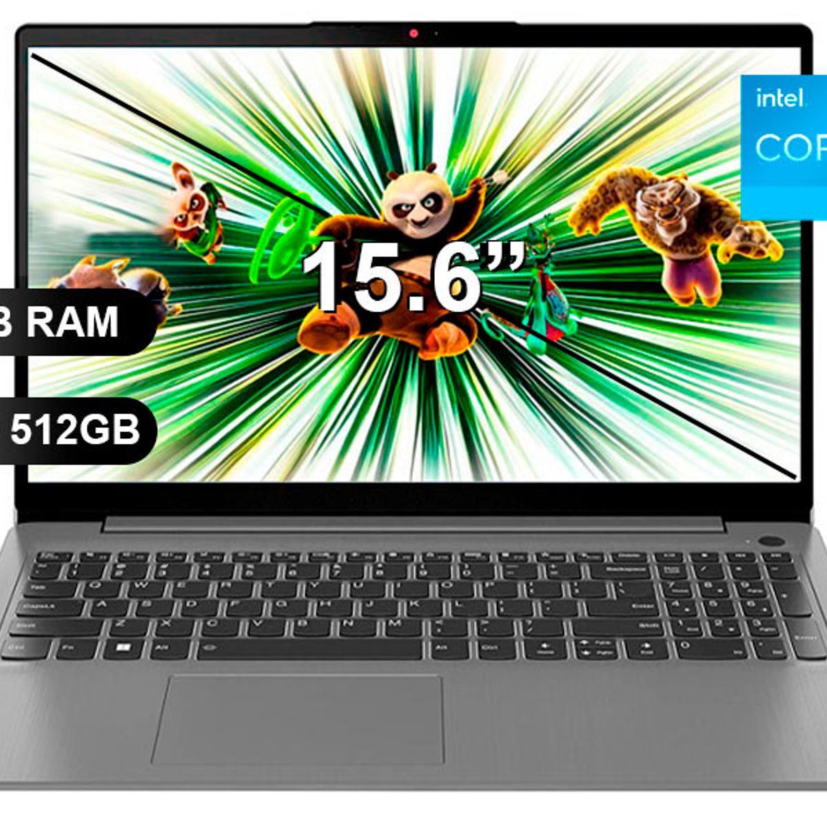 LENOVO - LAPTOP LENOVO IDEAPAD3 15IAU7 I3-1215U 8GB SSD512GB FREE 156 82RK00WCLM