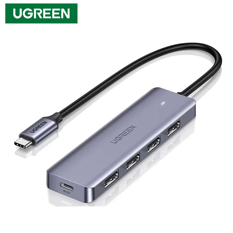 UGREEN - Adaptador Ugreen 4en1 conector Usb C a USB 3.0 Mac Ipad