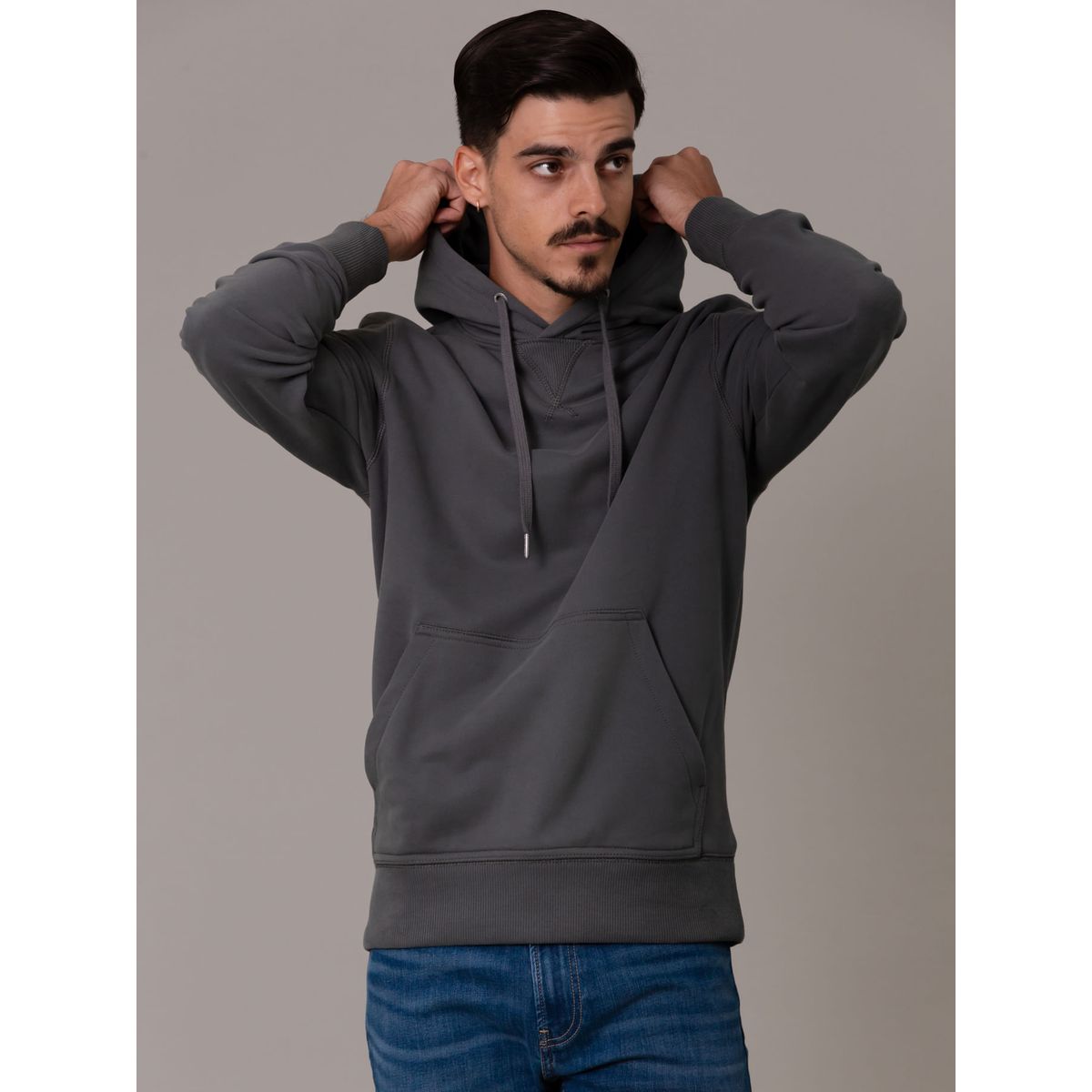 CALVIN KLEIN - SWEATSHIRT BADGE HOODIE
