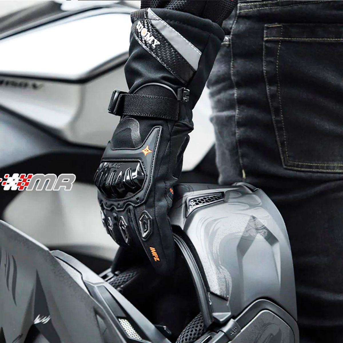 GENERICO - GUANTES PARA MOTO IMPERMEABLES INVIERNO SOUMY