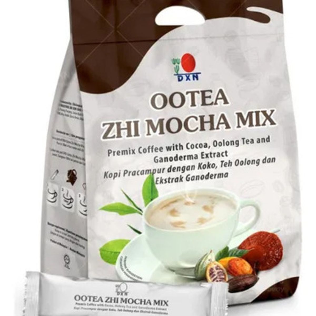 DXN - DXN Mezcla Ganoderma Cacao Cafe y Te Oolong -Zhi Mocha Mix
