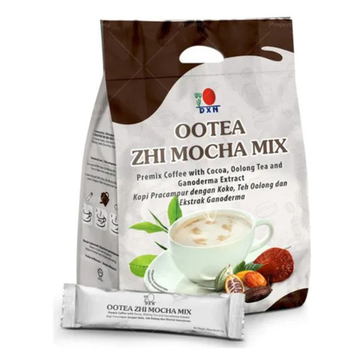DXN - DXN Mezcla Ganoderma Cacao Cafe y Te Oolong -Zhi Mocha Mix