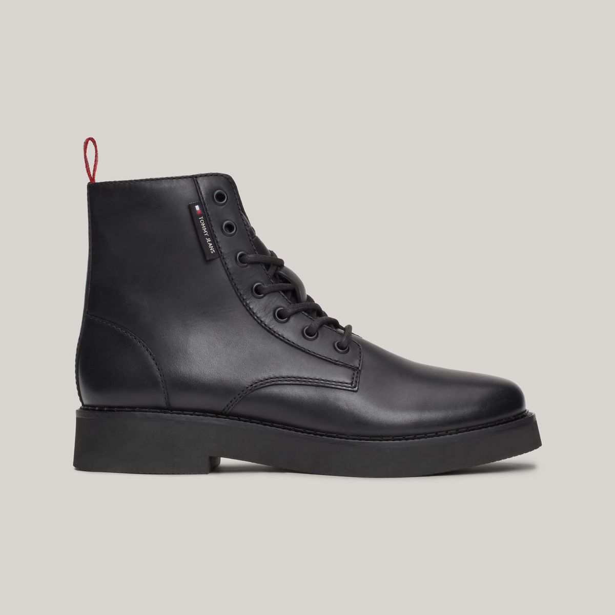 TOMMY HILFIGER - BOTIN HD TJW LACE UP FLAT BOOT