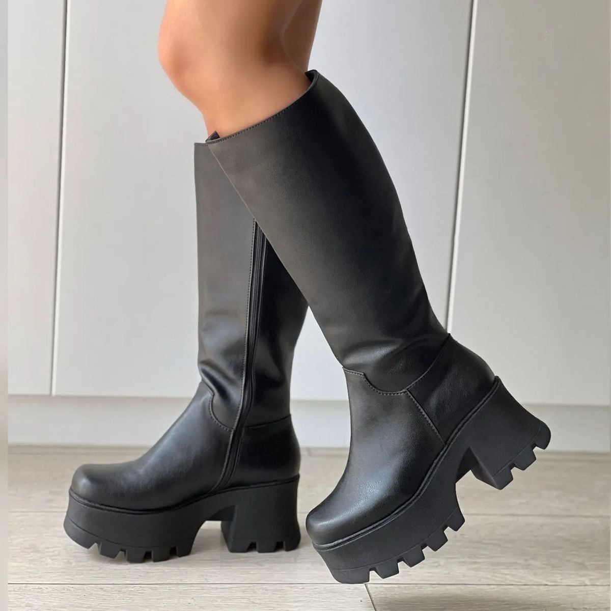 GENERICO - Botin Mujer Yomar Moderna Muela Taco 7 Color Negro