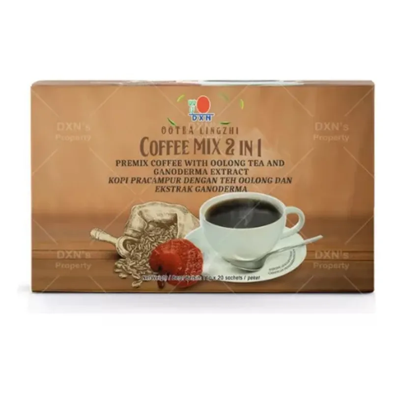 DXN - Dxn Mezcla Cafe, Ganoderma y Te Oolong -Lingzhi Coffee Mix 2 in1