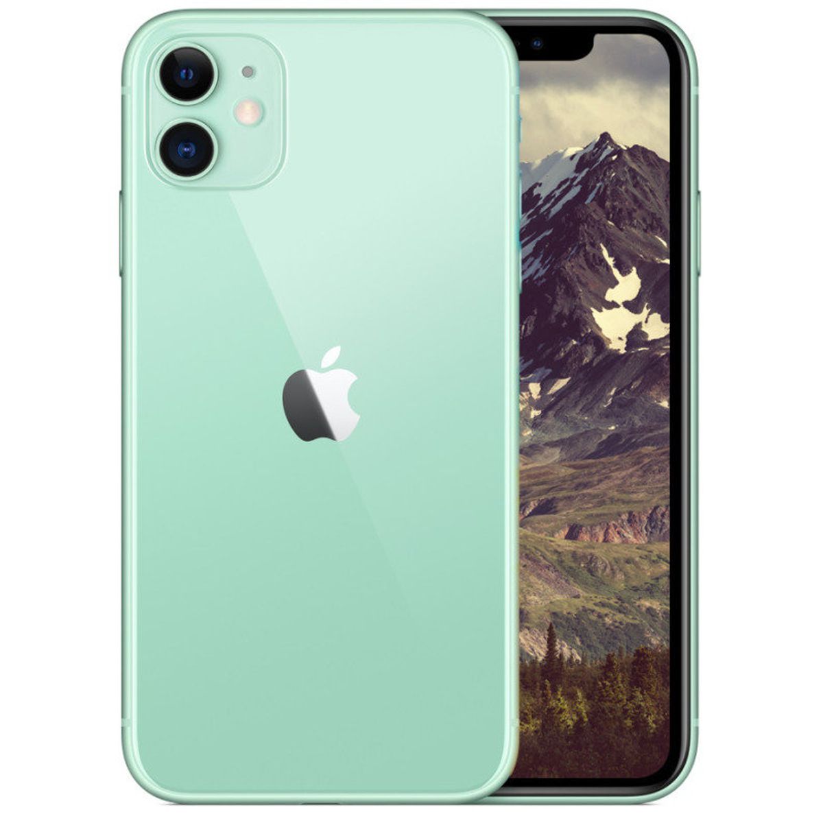 APPLE - iPhone 11 128GB, Batería 100%, Leer Descripción, Verde Reacondicionado