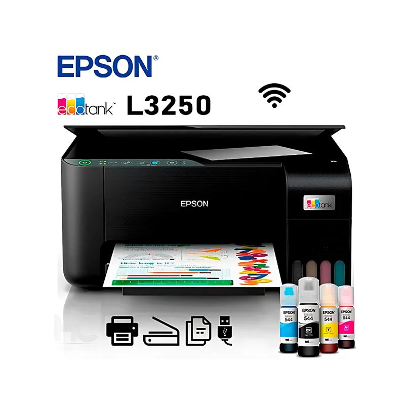 EPSON - Impresora Multifuncional Epson EcoTank L3250 WiFi