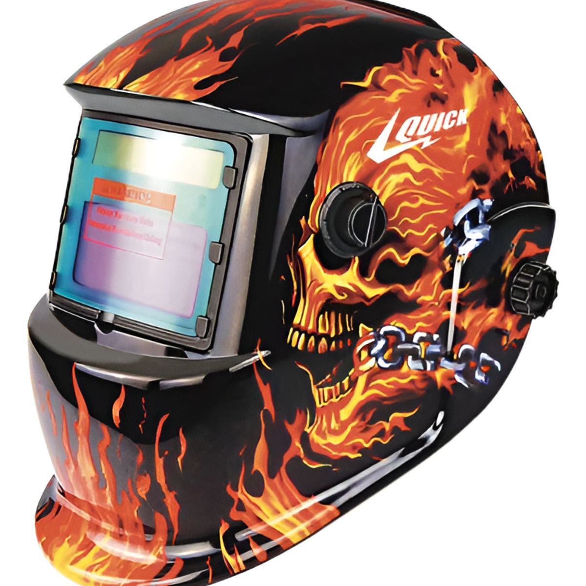 QUICK - Máscara Careta Soldar Fotosensible Cinta Acolchada