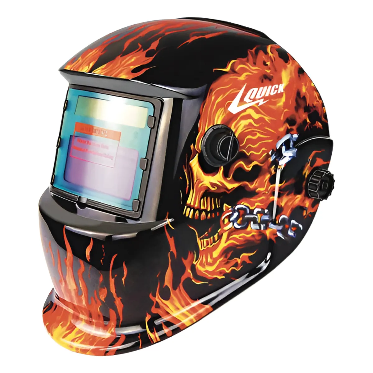 QUICK - Máscara Careta Soldar Fotosensible Cinta Acolchada