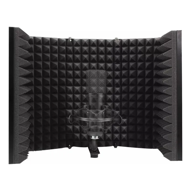 U BUY - Panel Acústico Aislamiento Portátil Micrófono 5 Panel Metal