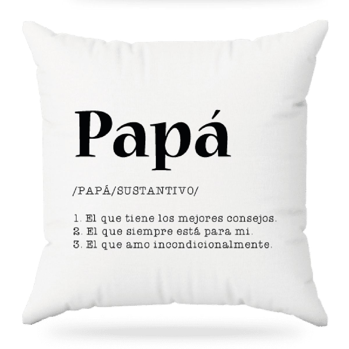 GENERICO - Almohada personalizada  Papá incondicional