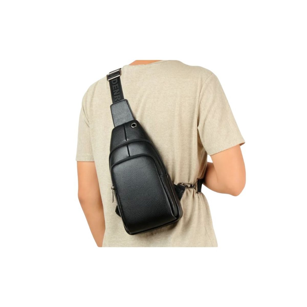 GENERICO - Bolso de Hombre Cuero PU estilo elegante