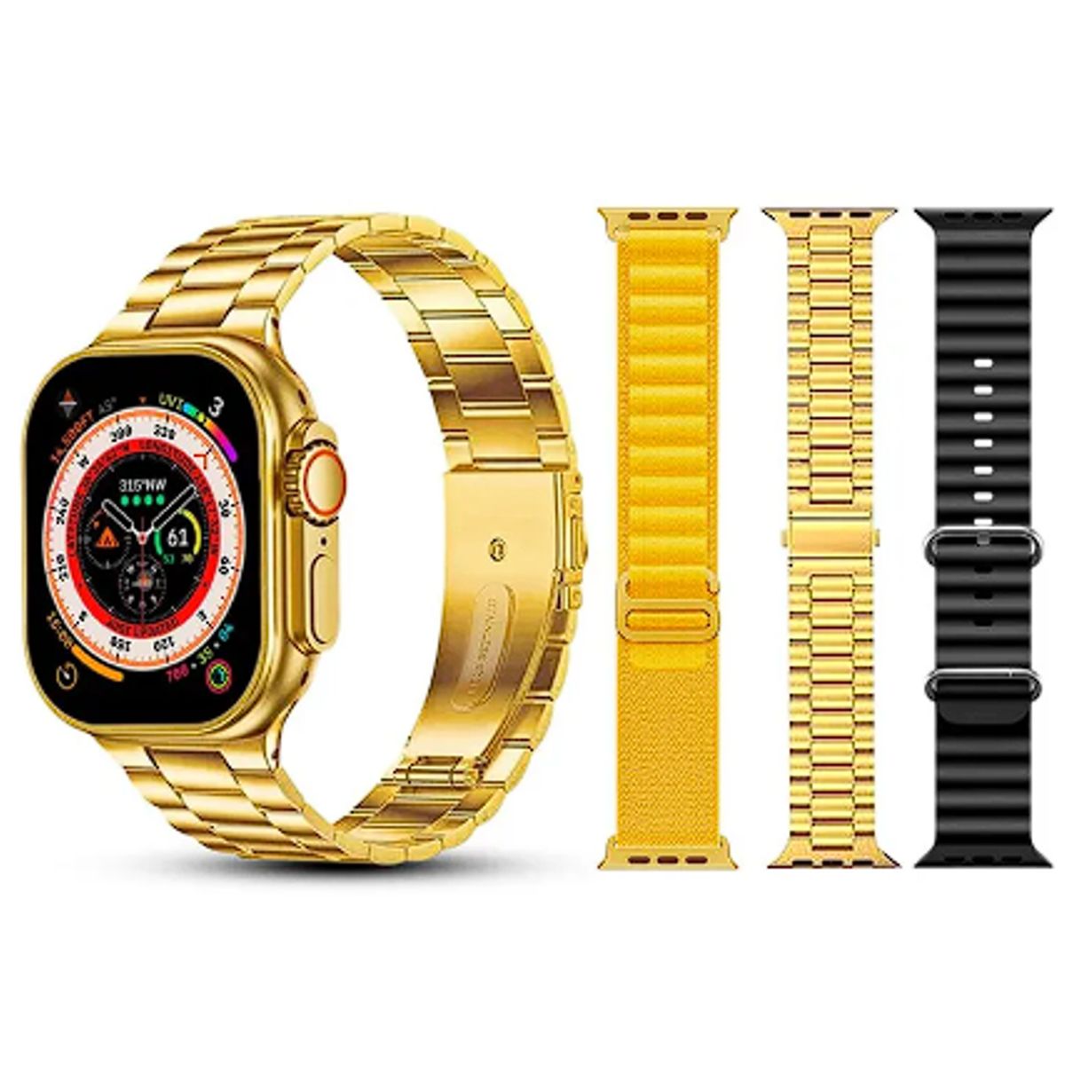 GENERICO - SmartWatch cuadrado unisex con función de llamada y modos deportivos