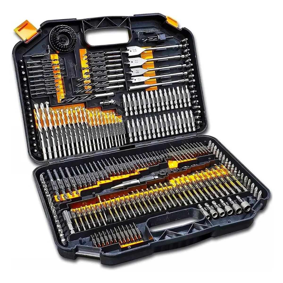 QUICK - Maletín De 246 Puntas De Taladro Brocas Y Dados