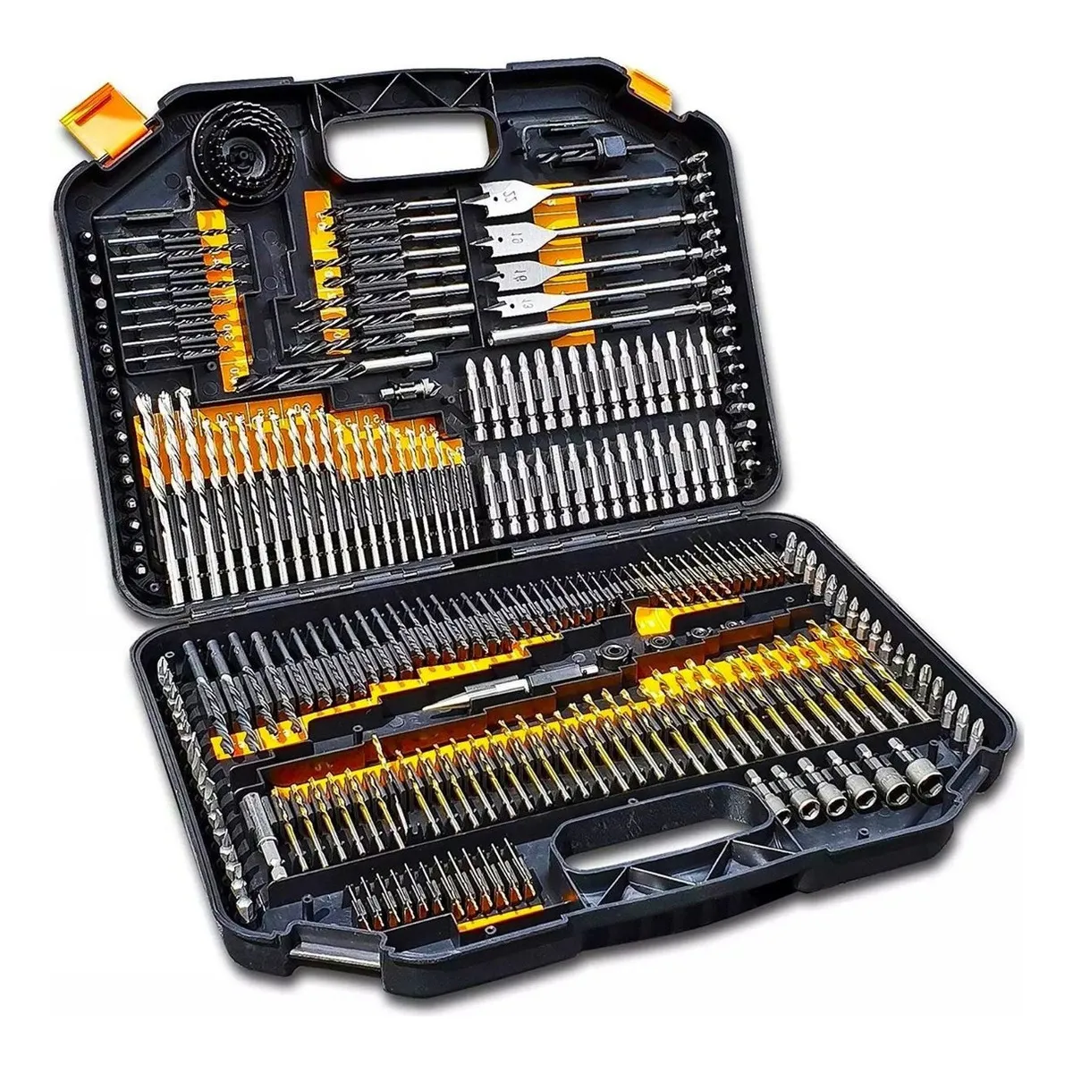 QUICK - Maletín De 246 Puntas De Taladro Brocas Y Dados