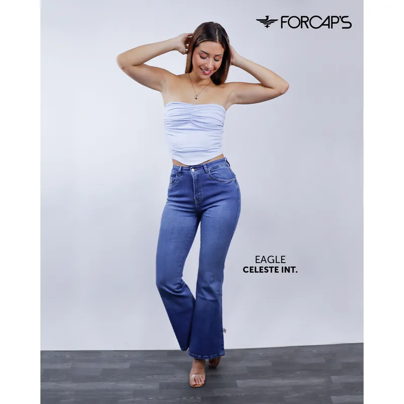 GENERICO - FLARE JEANS MUJER FORCAPS EAGLE