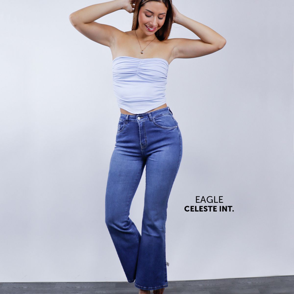 GENERICO - FLARE JEANS MUJER FORCAPS EAGLE