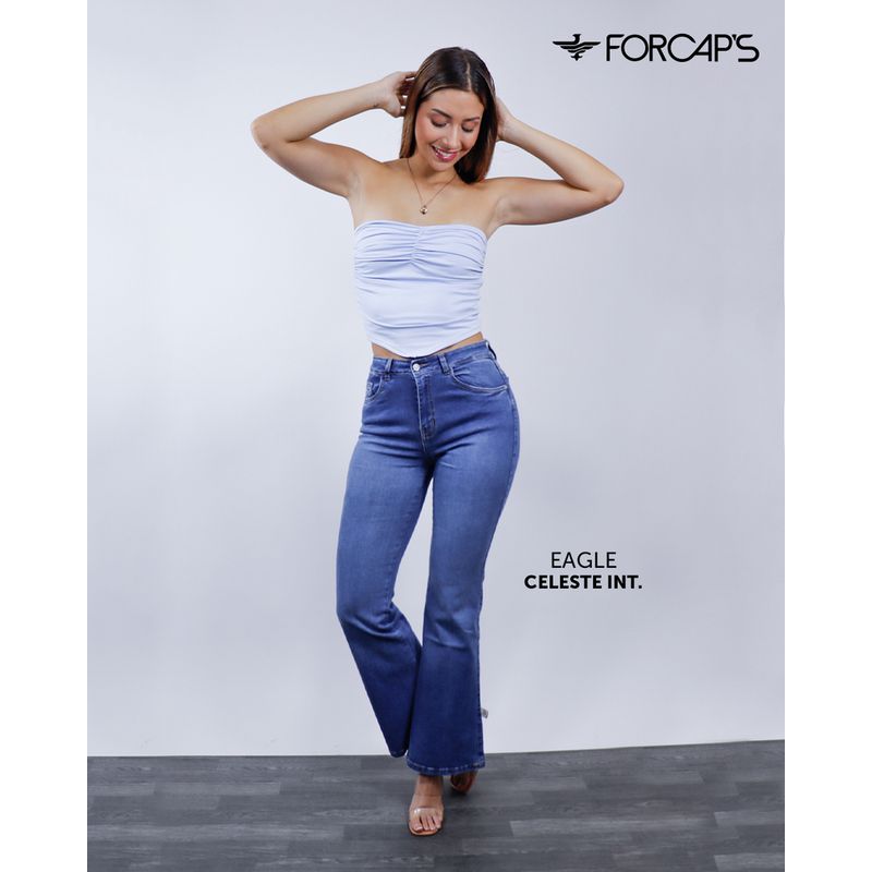 GENERICO - FLARE JEANS MUJER FORCAPS EAGLE