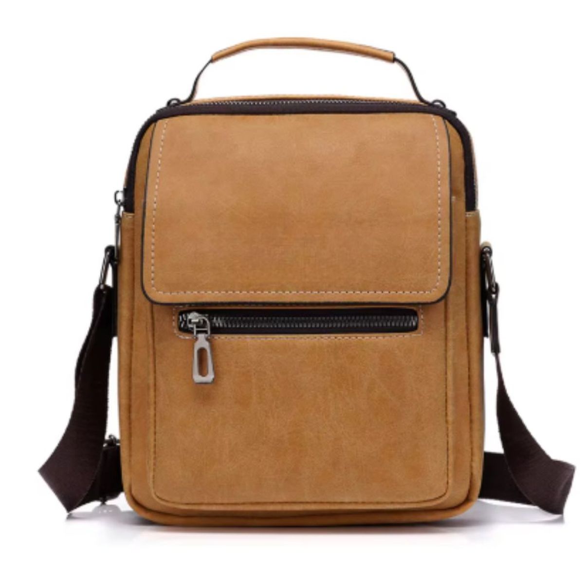 GENERICO - Bolso de lujo de cuero PU para hombre casual elegante-