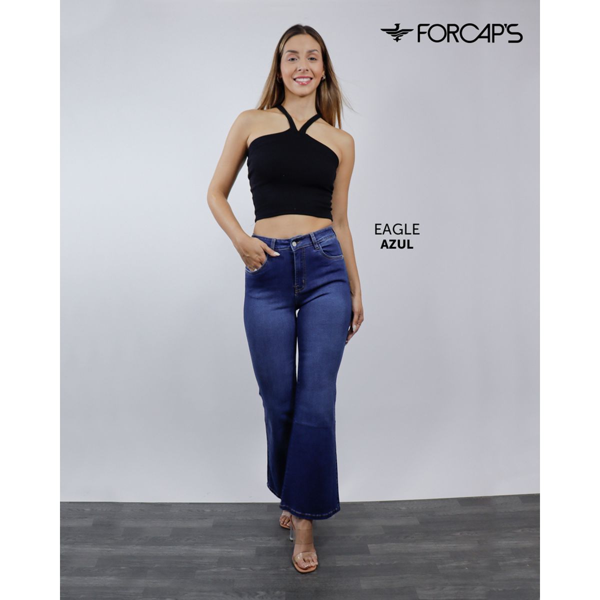 GENERICO - FLARE JEANS MUJER FORCAPS EAGLE