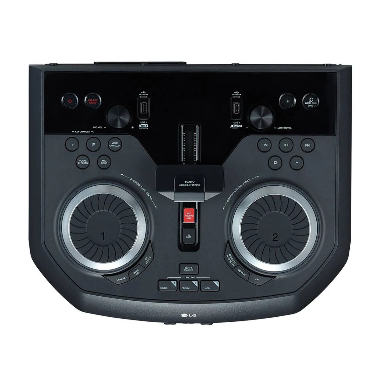 LG - Equipo de sonido LG Bluetooth DJ XBOOM OK99