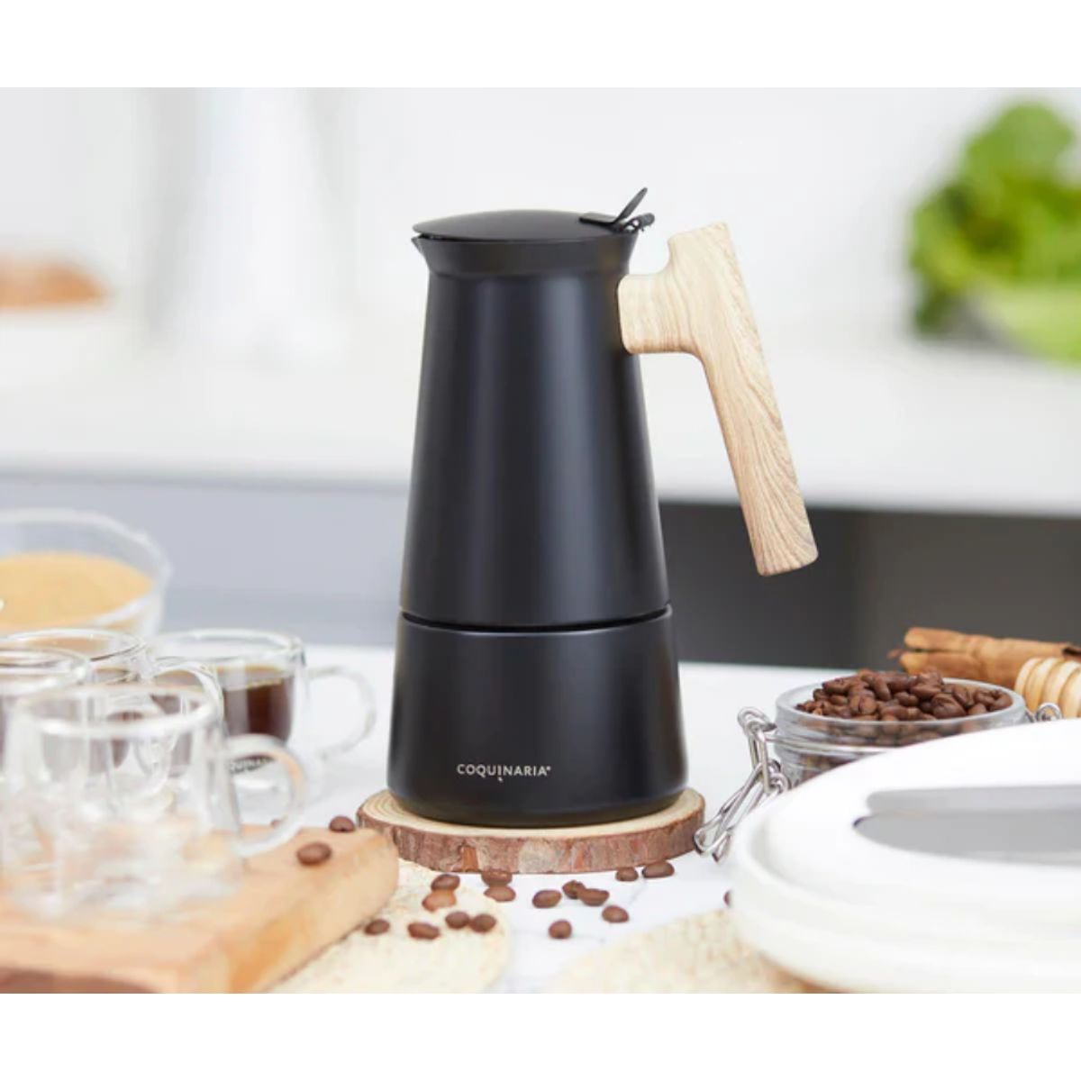 Cafetera Italiana Greca  6 tazas, marca GENERICO - Foto Principal
