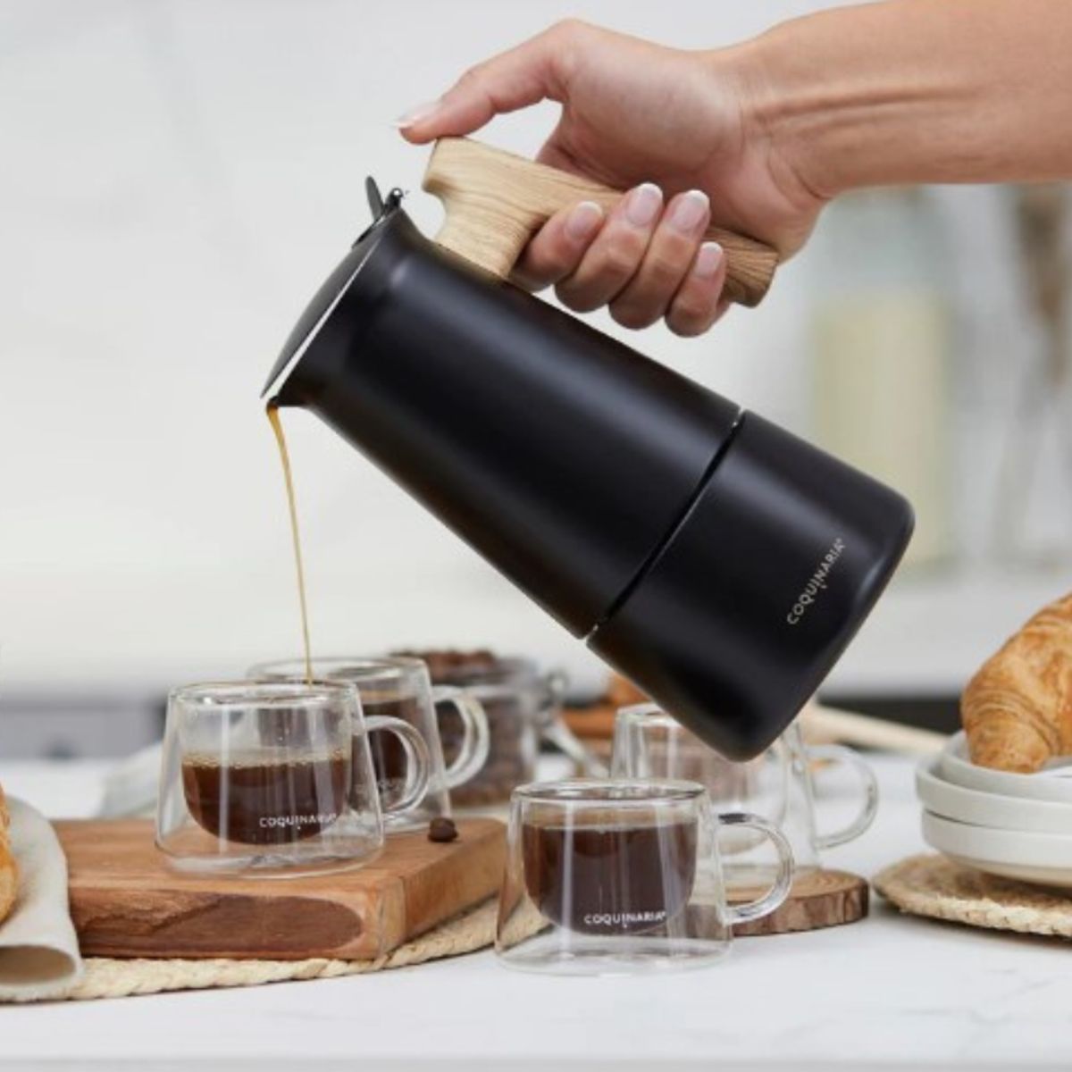 Cafetera Italiana Greca  6 tazas, marca GENERICO - Foto 2